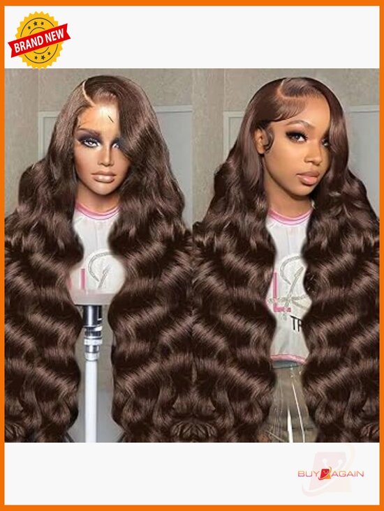 30 Inch Body Wave 200% Density 13x6 Lace Front Wig HD Lace Pre Plucked S559768bbfd9d4249993ef526aa22f  main image 2